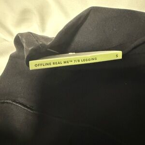 Aerie Black Hi-Rise Leggings